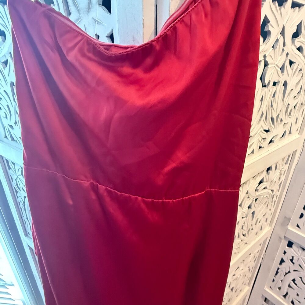 Lili's XS New With Tags One Shoulder Red High/Low Wrap Dress.